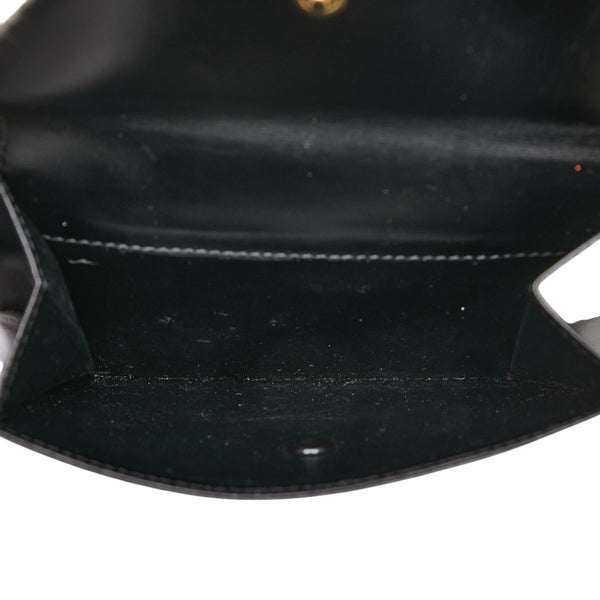 カルティエ パンテール パンサー 三つ折り財布 L3000210 ブラック レザー レディース CARTIER 【中古】