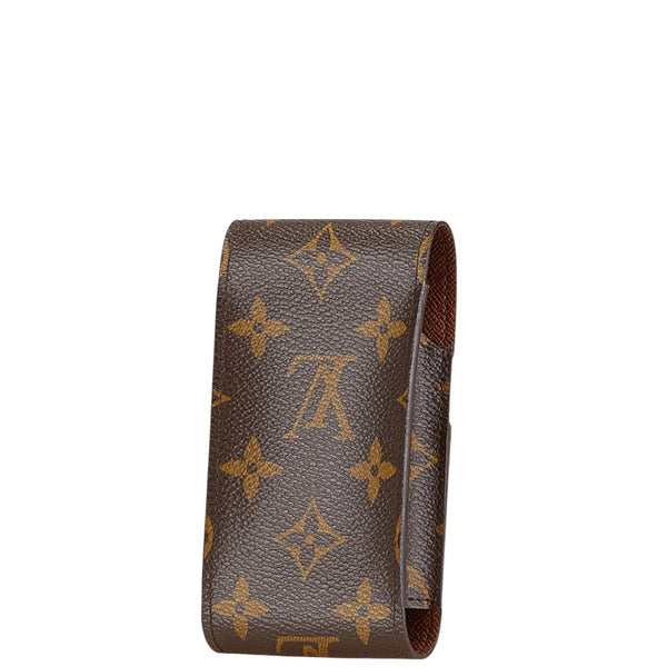 ルイ ヴィトン モノグラム エテュイ シガレット シガレットケース M63024 ブラウン PVC レザー レディース LOUIS VUITTON 【中古】