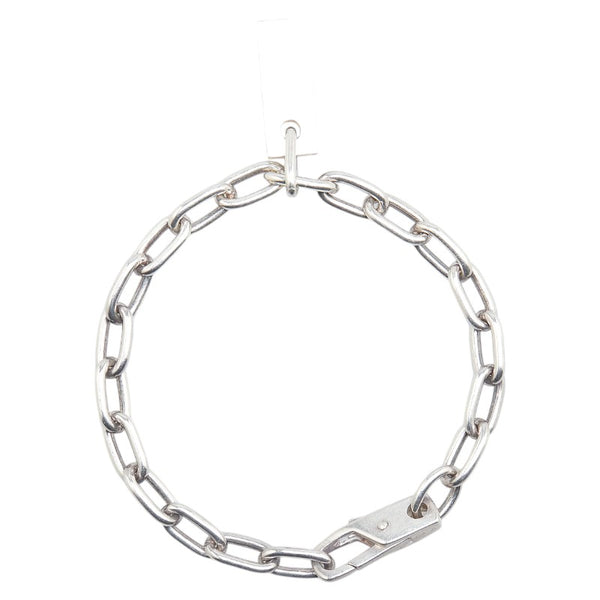 グッチ ロゴプレート ブレスレット SV925 シルバー レディース GUCCI 【中古】