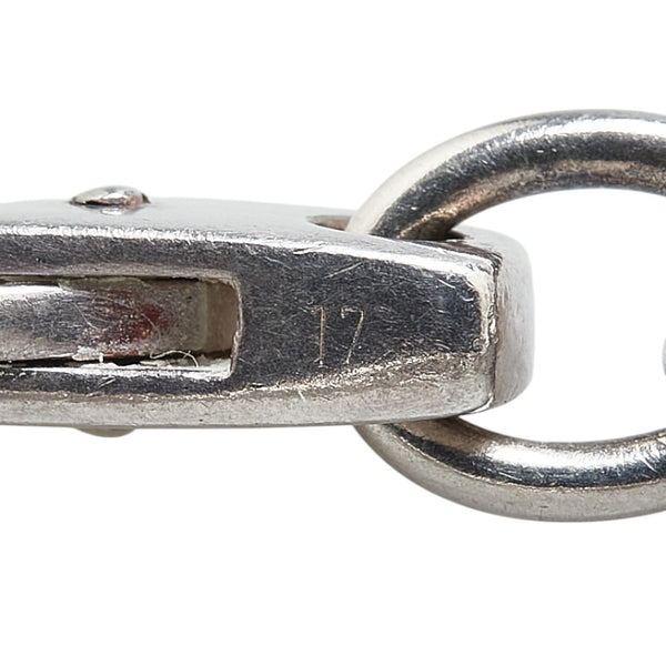 グッチ ロゴプレート ブレスレット SV925 シルバー レディース GUCCI 【中古】