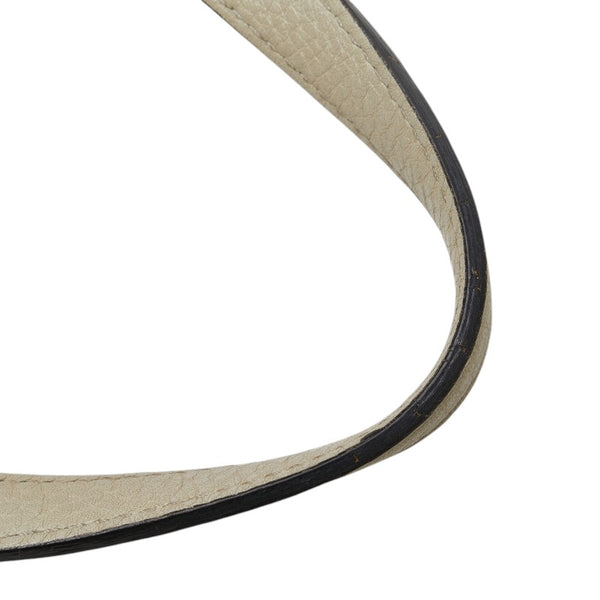 グッチ バンブー デイリー ハンドバッグ ショルダーバッグ 2WAY 392013 ホワイト レザー レディース GUCCI 【中古】