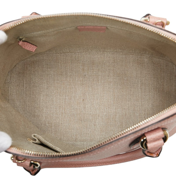 グッチ インターロッキングG ハンドバッグ ショルダーバッグ 2WAY 449662 ピンク レザー レディース GUCCI 【中古】
