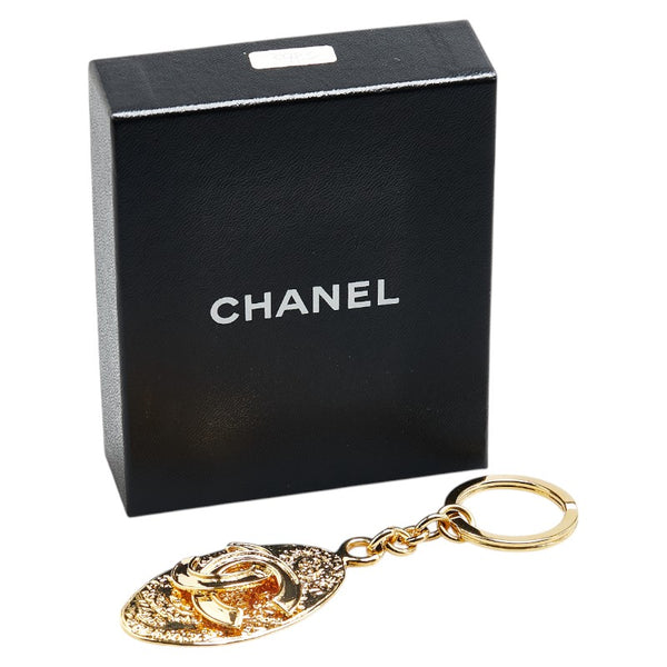 シャネル ヴィンテージ ココマーク キーホルダー バッグチャーム ゴールド メッキ レディース CHANEL 【中古】