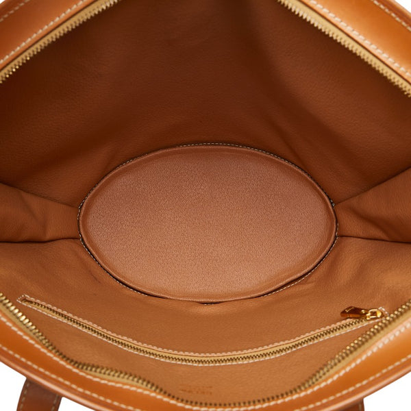セリーヌ マカダム トートバッグ ブラウン PVC レザー レディース CELINE 【中古】
