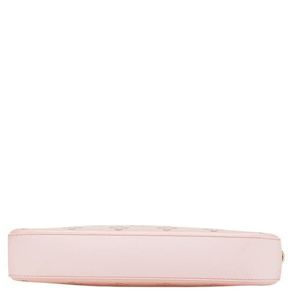 クリスチャンルブタン ルビラ ジップアップ チェーンハンドバッグ 3225038 ピンク ゴールド レザー レディース Christian Louboutin 【中古】