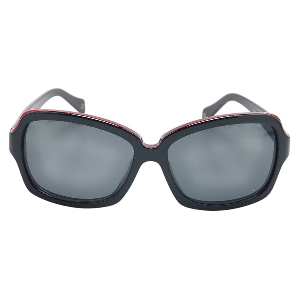 シャネル ココマーク サングラス 5143-A ブラック レッド プラスチック レディース CHANEL 【中古】