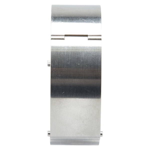 グッチ バングルウォッチ 腕時計 2400L クオーツ ブラック文字盤 ステンレススチール レディース GUCCI 【中古】