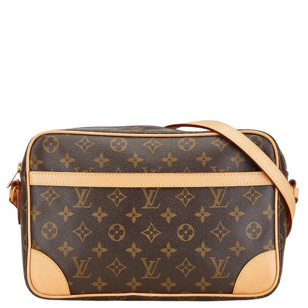 ルイ ヴィトン モノグラム トロカデロ30 斜め掛け ショルダーバッグ M51272 ブラウン PVC レザー レディース LOUIS VUITTON 【中古】