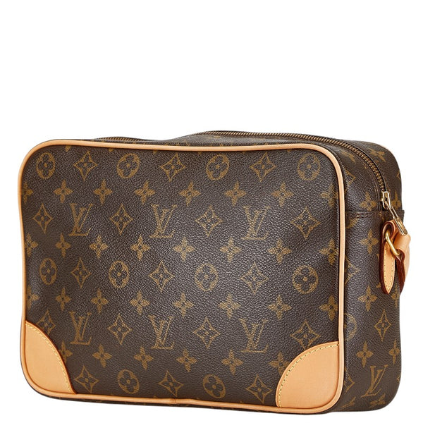 ルイ ヴィトン モノグラム トロカデロ30 斜め掛け ショルダーバッグ M51272 ブラウン PVC レザー レディース LOUIS VUITTON 【中古】