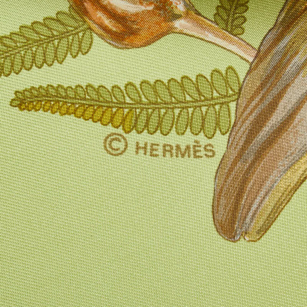 エルメス カレ90 H de LINARES リナレス スカーフ イエロー マルチカラー シルク レディース HERMES 【中古】