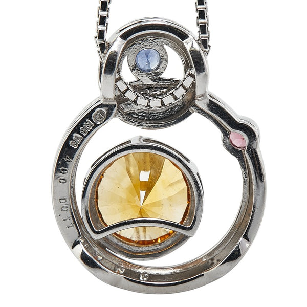 クリスティーナハン Christina Han ネックレス K18WG ホワイトゴールド レディース 【中古】