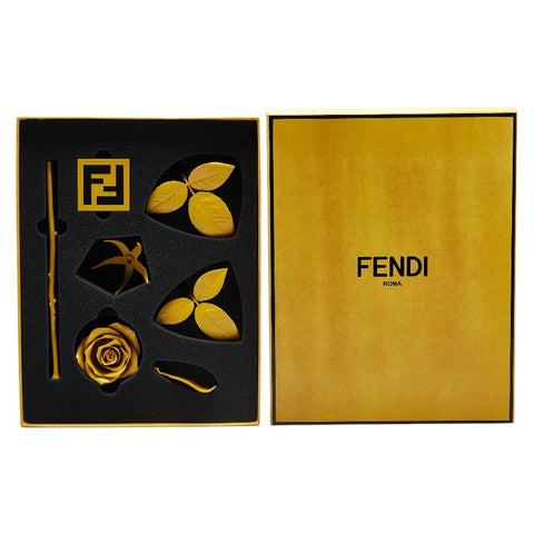 フェンディ × バンダイ ノベルティ 薔薇 プラモデル イエロー プラスチック レディース FENDI 【中古】