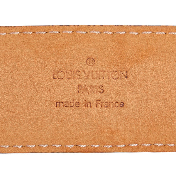 ルイ ヴィトン サンチュール ベルト サイズ：34 ゴールド レザー レディース LOUIS VUITTON 【中古】