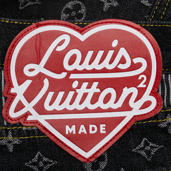 ルイ ヴィトン NIGO クレイジーモノグラム デニムパンツ サイズ:30 RM221M UZD HMD20W インディゴブルー コットン メンズ LOUIS VUITTON 【中古】