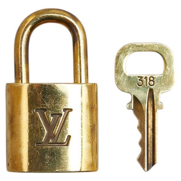 ルイ ヴィトン パドロック 南京錠 10点セット ゴールド メッキ レディース LOUIS VUITTON 【中古】