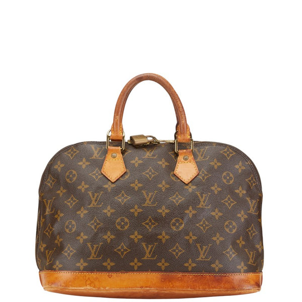 ルイ ヴィトン モノグラム アルマPM ハンドバッグ M51130 ブラウン PVC レザー レディース LOUIS VUITTON 【中古】