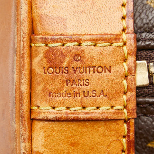 ルイ ヴィトン モノグラム アルマPM ハンドバッグ M51130 ブラウン PVC レザー レディース LOUIS VUITTON 【中古】