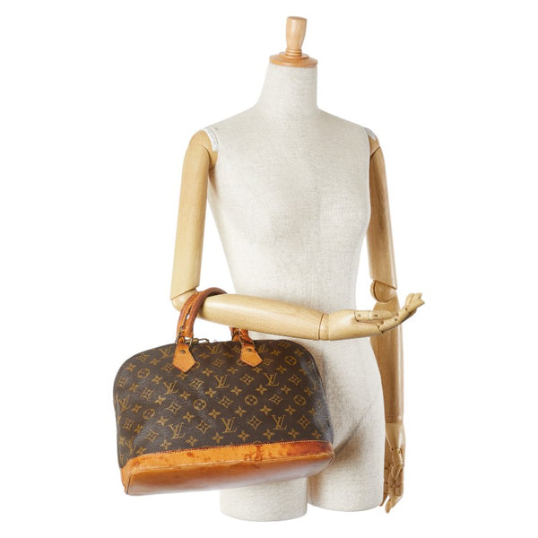 ルイ ヴィトン モノグラム アルマPM ハンドバッグ M51130 ブラウン PVC レザー レディース LOUIS VUITTON 【中古】