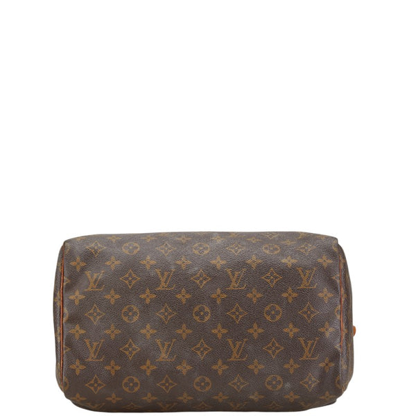 ルイ ヴィトン モノグラム スピーディ30 ハンドバッグ M41526 ブラウン PVC レザー レディース LOUIS VUITTON 【中古】