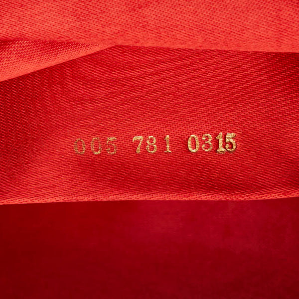 グッチ バンブー ハンドバッグ ショルダーバッグ 2WAY 005 781 0315 レッド サテン レディース GUCCI 【中古】