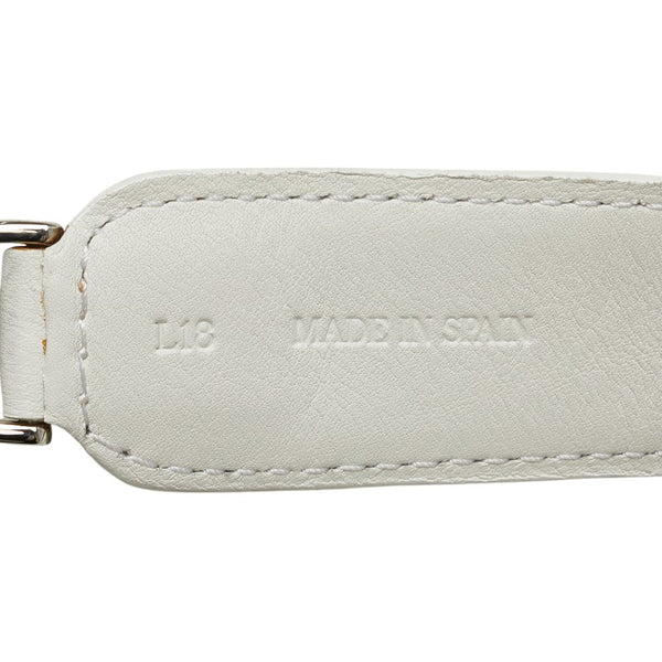 ロエベ アントン ワンショルダーバッグ ホワイト レザー レディース LOEWE 【中古】