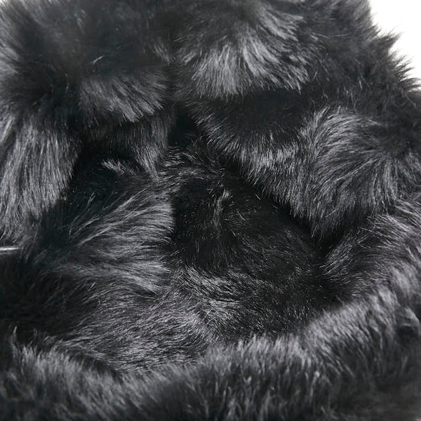 グッチ リバーシブル ワンショルダーバッグ 001 1038 1936 ブラック ミンク レザー レディース GUCCI 【中古】