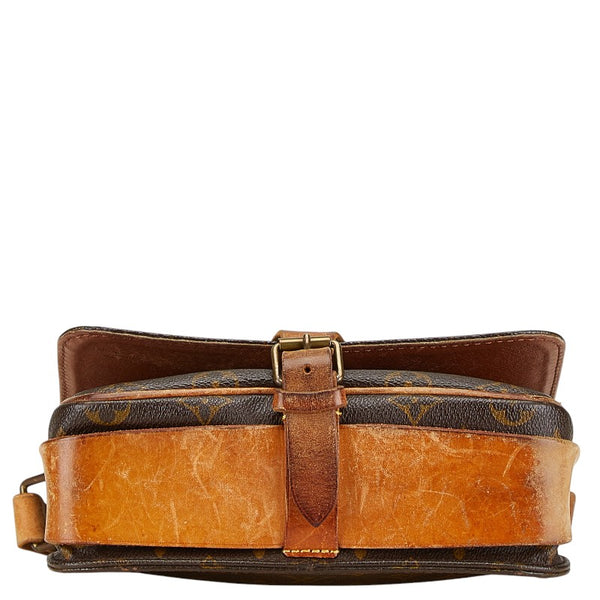 ルイ ヴィトン モノグラム カルトシエールMM 斜め掛け ショルダーバッグ M51253 ブラウン PVC レザー レディース LOUIS VUITTON 【中古】