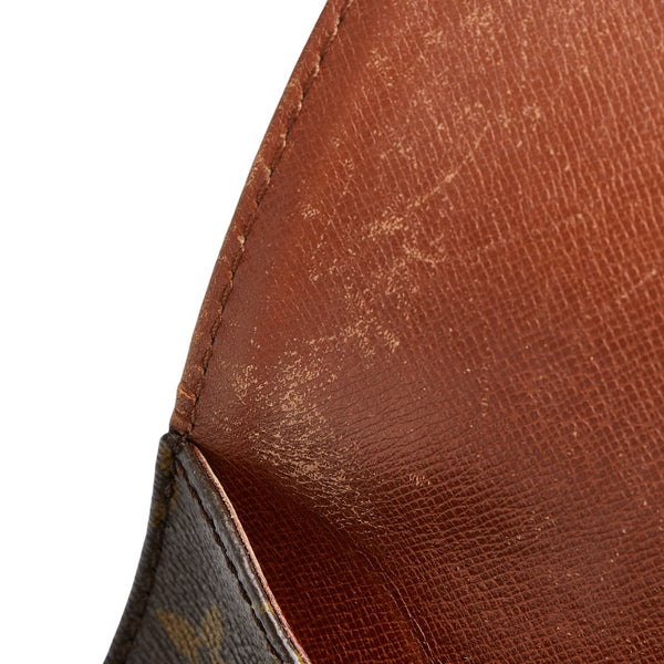 ルイ ヴィトン モノグラム カルトシエールMM 斜め掛け ショルダーバッグ M51253 ブラウン PVC レザー レディース LOUIS VUITTON 【中古】