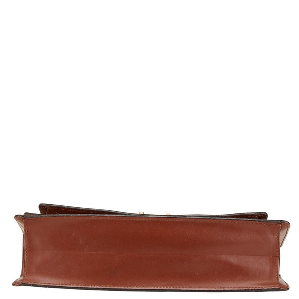 ルイ ヴィトン モノグラム モンソー ハンドバッグ ショルダーバッグ 2WAY M51185 ブラウン PVC レザー レディース LOUIS VUITTON 【中古】