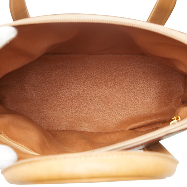 セリーヌ マカダム ハンドバッグ ショルダーバッグ 2WAY ブラウン PVC レザー レディース CELINE 【中古】