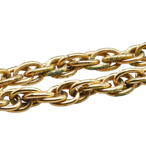 シャネル ココマーク ネックレス ゴールド メッキ レディース CHANEL 【中古】