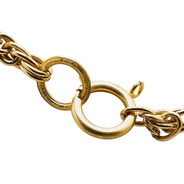 シャネル ココマーク ネックレス ゴールド メッキ レディース CHANEL 【中古】