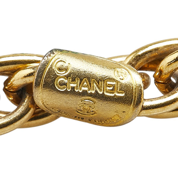 シャネル ココマーク ネックレス ゴールド メッキ レディース CHANEL 【中古】