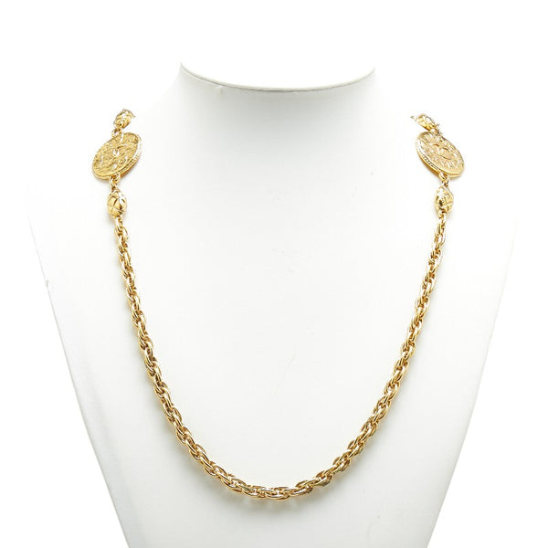 シャネル ココマーク ネックレス ゴールド メッキ レディース CHANEL 【中古】