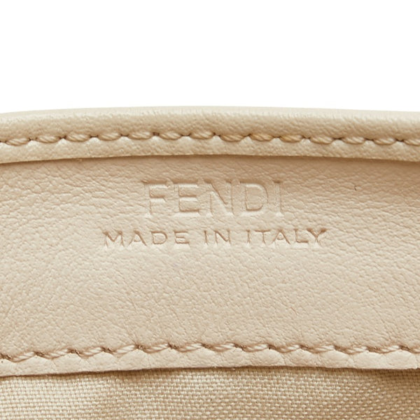 フェンディ F is FENDI エフ イズ フェンディ 長財布 ベージュ レザー レディース FENDI 【中古】