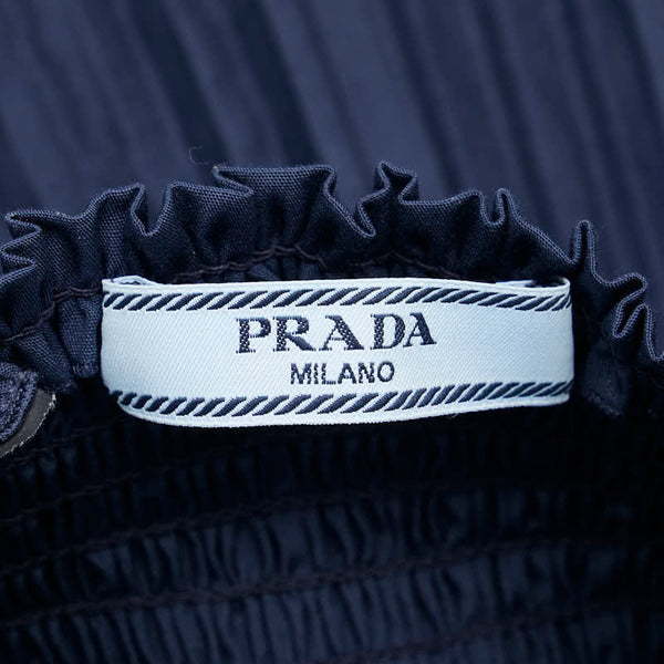 プラダ スカート サイズ：38 ブルー コットン レディース PRADA 【中古】