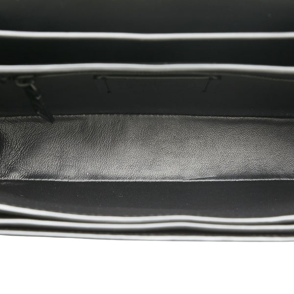 コーチ ローグ トップ ハンドル ハンドバッグ ショルダーバッグ 2WAY CQ760 ブラック レザー レディース COACH 【中古】