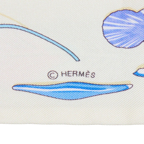 エルメス ツイリー イン ザ ポケット スカーフ ピンク マルチカラー シルク レディース HERMES 【中古】