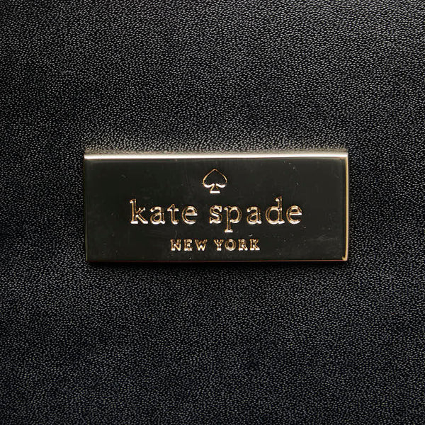ケイトスペード トートバッグ ブラック ピンク レザー レディース Kate Spade 【中古】