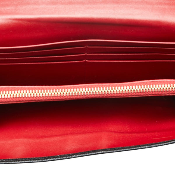 プラダ 長財布 1M1037 ブラック サフィアーノ レディース PRADA 【中古】