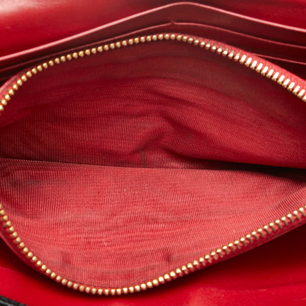 プラダ 長財布 1M1037 ブラック サフィアーノ レディース PRADA 【中古】
