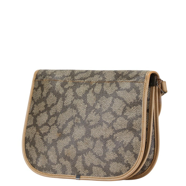 サンローラン 斜め掛け ショルダーバッグ ベージュ PVC レザー レディース SAINT LAURENT 【中古】