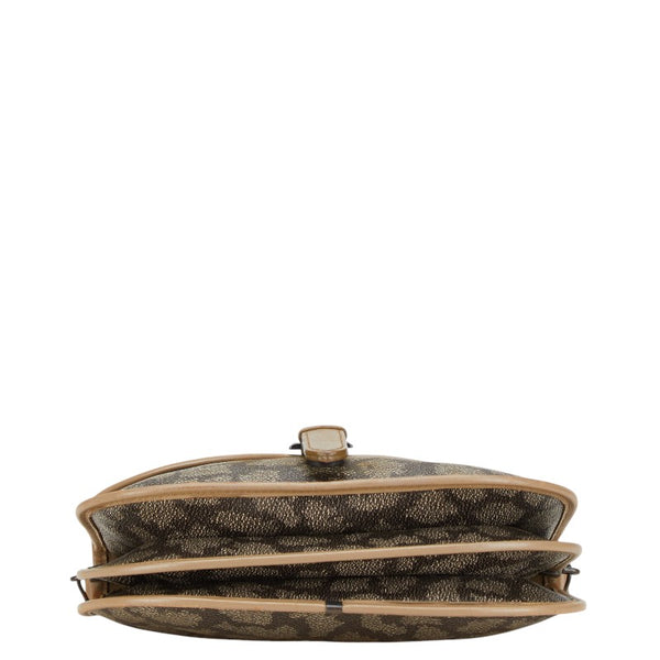 サンローラン 斜め掛け ショルダーバッグ ベージュ PVC レザー レディース SAINT LAURENT 【中古】