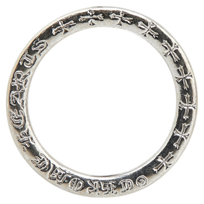 クロムハーツ K18WG ホワイトゴールド NTFL リング 指輪 メンズ CHROME HEARTS 17号 【中古】