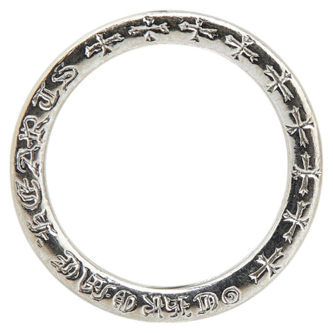 クロムハーツ K18WG ホワイトゴールド NTFL リング 指輪 メンズ CHROME HEARTS 17号 【中古】