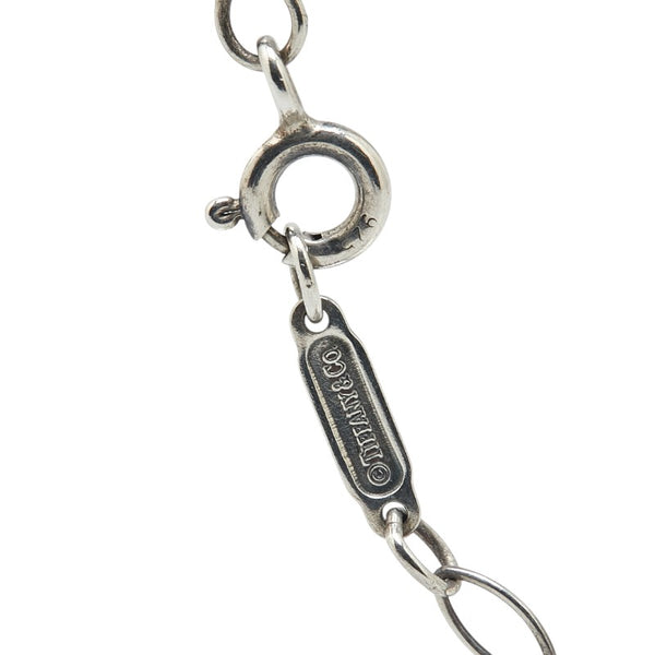 ティファニー ショッピングバッグ ネックレス ティファニーブルー SV925 シルバー レディース TIFFANY&Co. 【中古】