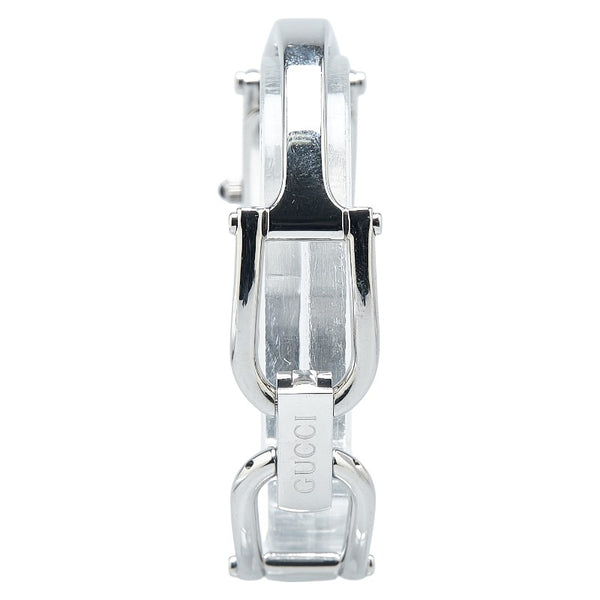 グッチ 腕時計 1500L クオーツ ブラック文字盤 ステンレススチール レディース GUCCI 【中古】