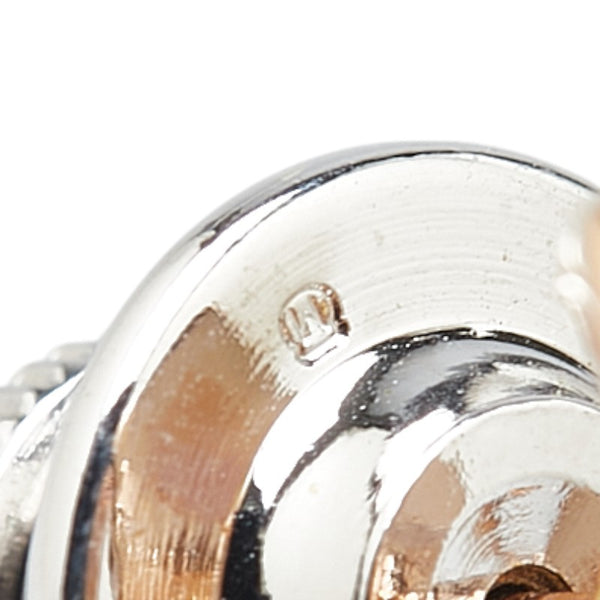 ミキモト K18PG ピンクゴールド アコヤパール6ｍｍ リボン モチーフ タイピン タイタック レディース MIKIMOTO 【中古】