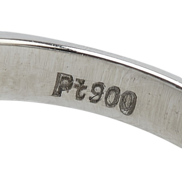 Pt900 プラチナ ヒスイ1.50ct ダイヤ0.60ct リング 指輪 レディース 10.5号 【中古】