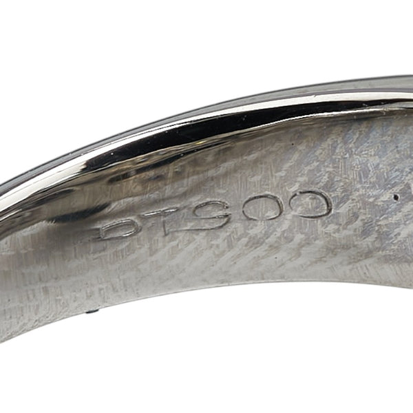 Pt900 プラチナ 黒蝶真珠12.2mm ダイヤ0.64ct リング 指輪 レディース 10.5号 【中古】
